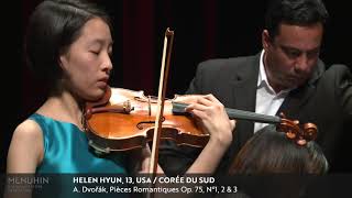 Helen Hyun performs Dvořák's Romantic Pieces, Nos. 1, 2 and 3