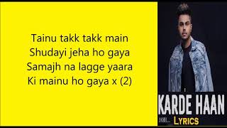 Kar de Haan Lyrics | Akhil | New Punjabi Song