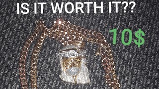 10$ Amazon Jesus Piece Review (is it worth it?) *not so bad*