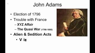 Video Lecture - John Adams