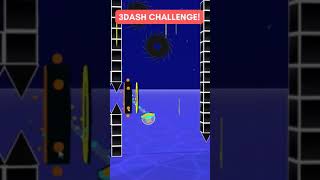 Geometry Dash 3D challenge!? #gd #geometrydash #gaming #challenge #shorts #music #games #3d