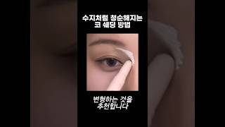 수지처럼 청순해지는 코 쉐딩 방법