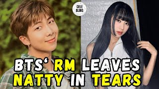 BTS' RM Leaves KISS OF LIFE's Natty in Tears #bts #rm #btsrm #natty  #kpop #CELEBLING #sugarcoat