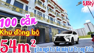 Bán nhà Bình Tân "100 Căn".. KHU ĐỒNG BỘ 54m², 5 tầng.. GIÁ RẺ | đường số 1 gần Lê Trọng Tấn