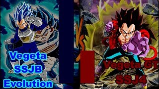 Dragon Ball DBS Vegeta VS GT Vegeta Power Levels