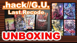 【Switch】Unboxing .hack//G.U. Last Recode Begins Edition !!!