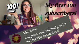 100 Subscribers! | What do I have planned for my channel? | Thank you!