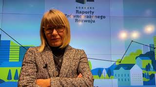 Marzena Strzelczak o konkursie "Raporty Zrównoważonego Rozwoju"