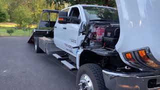 KELDERMAN 4 link air suspension on a 2019 Chevy 5500hd 4x4 tow truck