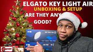 Elgato Key Light Air Unboxing ( NEW 2020 ) Are They Good | CRAYTON TV