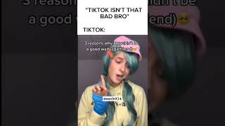 Tiktok ain't that bad #memes #relateable #funny #shorts