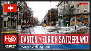 CANTON OF ZURICH SWITZERLAND | WINTER WALKING TOUR  | H2O Channel