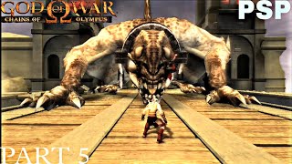 God Of War Chains Of Olympus: Basilisk Boss Fight 60FPS [PSP]