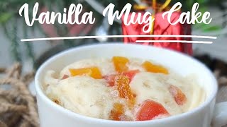 Vanilla Mug Cake | Quick dessert craving fix