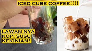 KOPI DIBIKIN BEKU SAINGAN NYA ES KOPI SUSU KEKINIAN! Resep Iced Cube Coffee Quintinos Q3 Blend