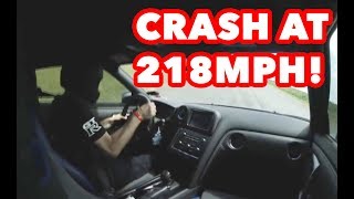 HOLY CR*P! 2000+HP Switzer R35 GTR Loses Control at 218MPH (349KPH!)