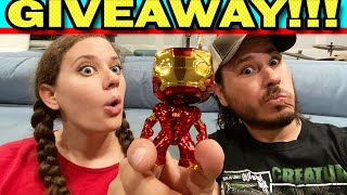 Last Chance GIVEAWAY!!! | Win a CUSTOM RED & GOLD CHROME Iron man Funko POP!