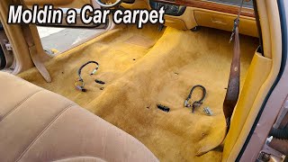 How to Mold a car carpet Like Original -  Cars Upholstery