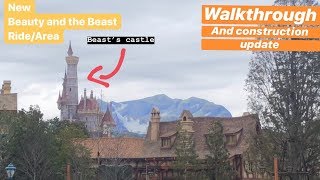 New Beauty and The Beast area/ride walkthrough Tokyo Disneyland