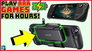 This Battery Pack Lets You Play Elden Ring for HOURS on Steam Deck! | NewQ Power Bank Review