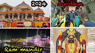 Ayodhya one day tour 2024 || Ayodhya ram mandir vlog || ram mandir full detail video || dev Ratra