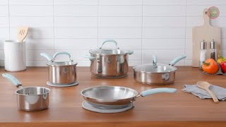 Best Pots and Pans Set - Classic 10 Pieces Stainless Steel Cookware Set 2023