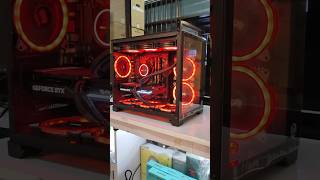 PALIT RTX 4060 Ti + RYZEN 5 5600 PC + INPLAY SEAVIEW PALACE MINI BLACK #systemunit #pcbuild #shorts