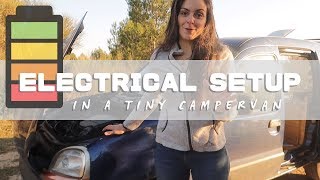 DIY Mini Campervan - My easy ELECTRICAL setup