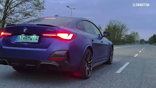 BMW i4 M50 Portimao Blue | ACCELERATION 0-100 km/h