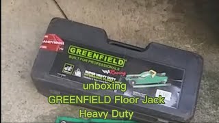 Unboxing Greenfield floor jack heavy duty #ytvideoes#videos #video#greenfield #BuiltForProfessionals