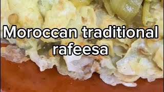 وصفة سهلة للرفيسة  المغربية التقليدية Moroccan Rafeesa the traditional meal in easy steps