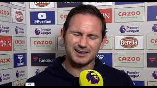 Frank Lampard Post Match Interview | Everton vs Leicester  1-1 2022