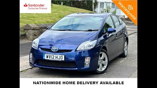 2012 Toyota Prius 1.8 VVT-h T Spirit CVT Euro 5 (s/s) 5dr, WV12HJO - Premier Car Sales Ltd, Preston