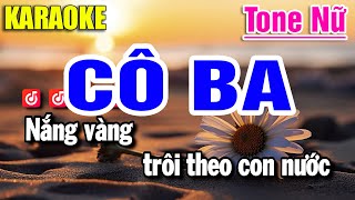 Karaoke Cô Ba Nhạc Sống Tone Nữ D#m | Beat Yến Như