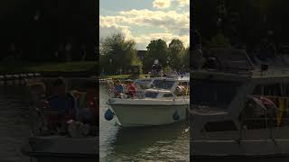 Bedford River Festival 2024 - boat on river great ouse