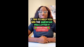 7 Tips to Help You Win the American Visa Lottery #dv2026 #dvlottery #dvprogram