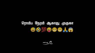 singles funny 🤣 alparaigal black screen WhatsApp status Tamil own voice vkedits