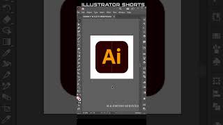 illustrator Dispersion effect Tutorial#shorts #trending