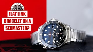 Its MADE to feel vintage?? | Uncle Seiko Flat Link Bracelet on Omega Seamaster Professional 300M