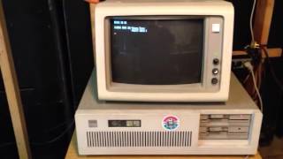 IBM 5170 first boot