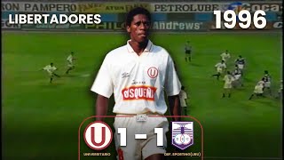 Universitario 1-1 Defensor Sporting | Copa Libertadores | Completo | Gol del Diablo Carazas |1996 ⚽🎞