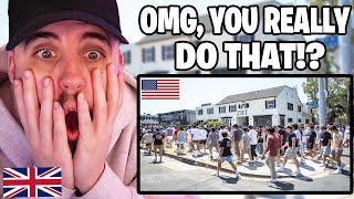 Brit Reacts to 10 Things Only Americans Do!