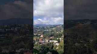 ⛰️ Los Angeles Views from Getty Museum #losangeles #gettymuseum #crestwood #birdchirping