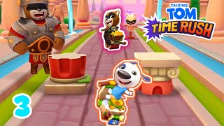 Hank's Epic Showdown with the Gladiator Raccoon! Talking Tom Time Rush Gameplay - Part 3