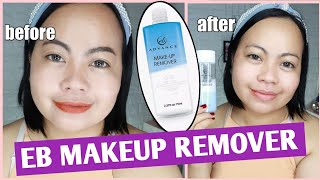 EB ADVANCE MAKEUP REMOVER REVIEW | EASY WAY TO REMOVE MAKEUP (PHILIPPINES)