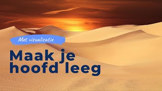 Maak je hoofd leeg | Geleide slaapmeditatie met visualisatie om heerlijk bij weg te dromen