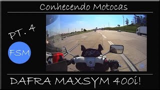 FSM | Teste de aceleração e esticada na Rodovia com a Maxsym 400i!