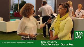 Flormart 2018 - Intervista a Lidia Leontieva di Gorky Park, Mosca