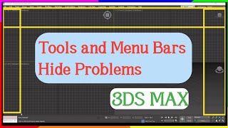 How to backup Menubar and Tools bar in 3DS Max. Menubar and Tools bar Hide Problems in 3Ds Max.