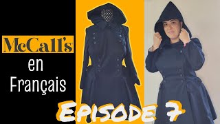 Mc Call's en Français-Episode 7:Coudre les finitions du M7938 et ajouter une capuche sur un manteau